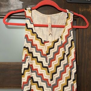 Free people chevon knit dress